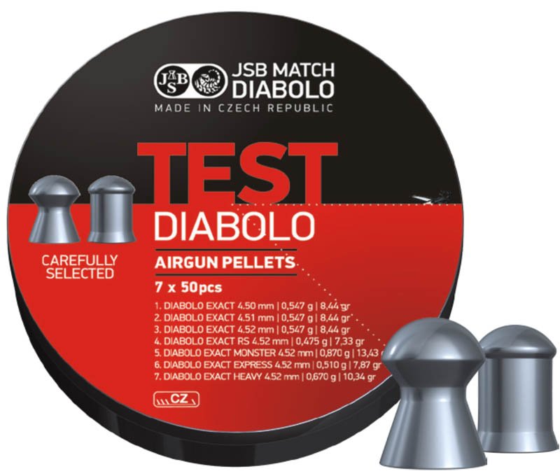 Dijabola JSB Test 4.5 1/350 7 vrsta