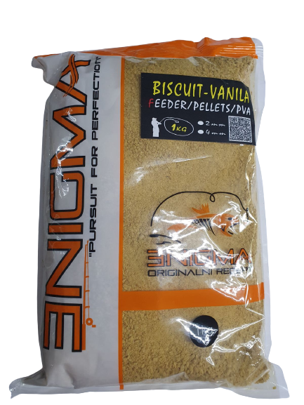 Enigma Biskvit 1kg vanila karamela med
