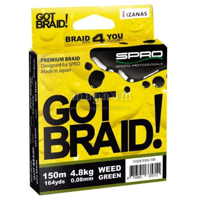 Kanap Got Braid Weed 150m 0.16 green