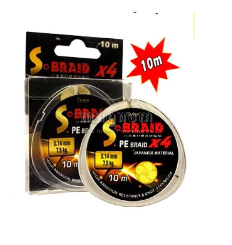 Kanap S-Braid 10m 014 7.5kg