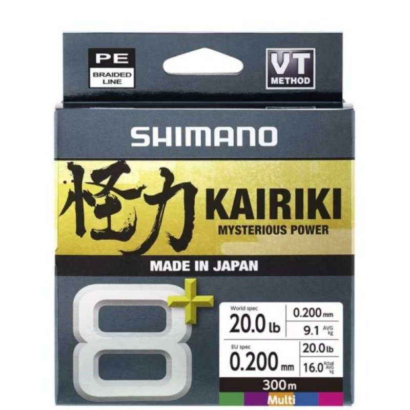 Kanap Shimano Kairiki 8 Green 150m 0.20mm 16kg