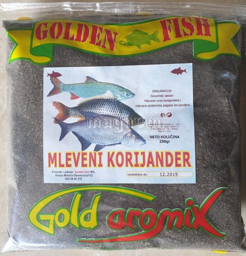 Koriander mleveni Golden Fish 250g