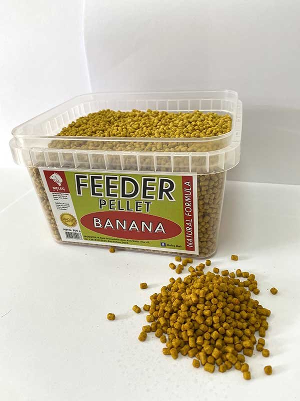 Meleg Pellet feeder 800g 2.5mm Strawbery fish tutti fruty