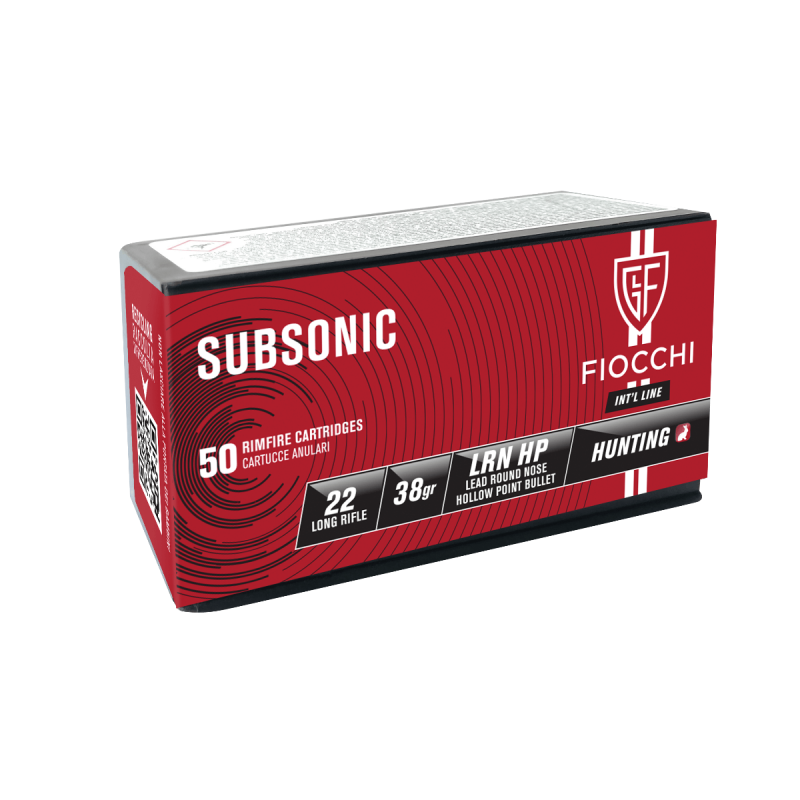 Metak Fiocchi 22 LR Subsonic 2.46g LNR HP Hunting