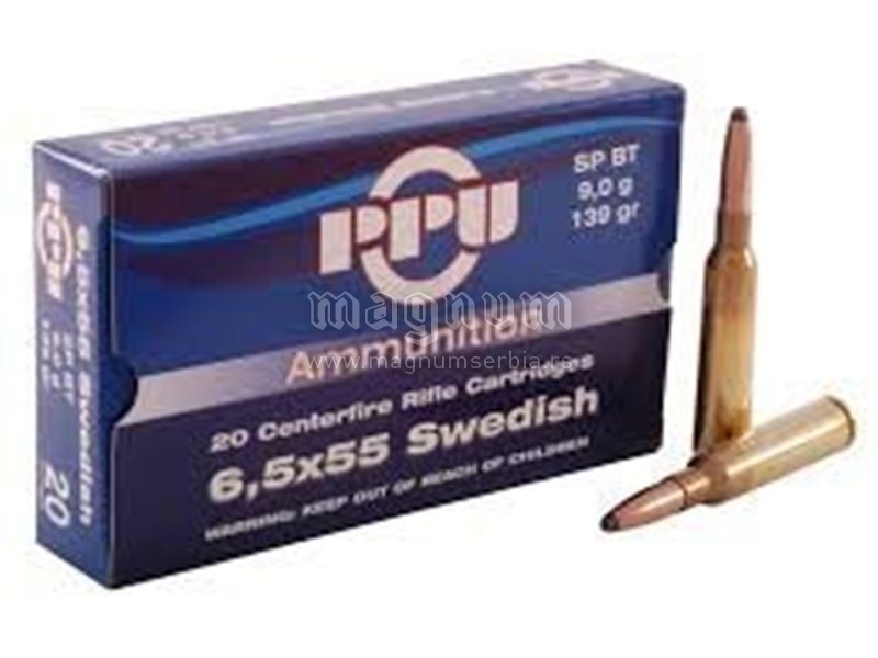 Metak PPU 6.5x55 Swedish SP BT 9g