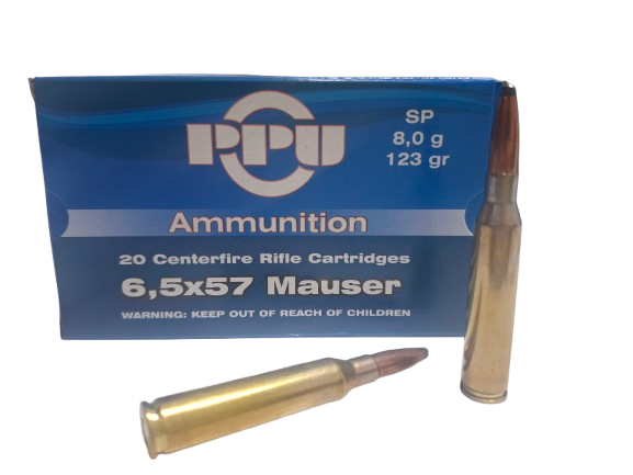 Metak PPU 6.5x57 Mauser SP 8g