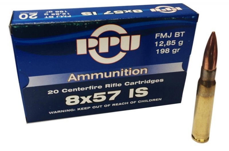 Metak PPU 8x57 FMJ BT 12.85g