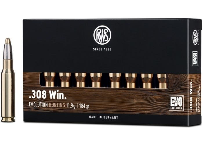 Metak RWS 308 Win. Evolution 11.9g/184gr