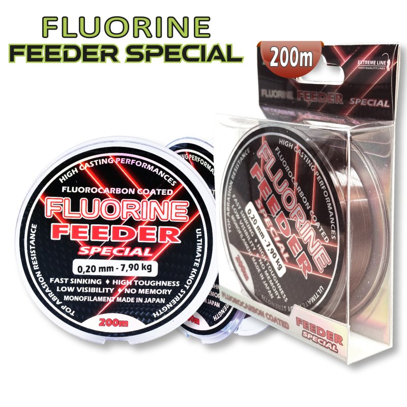 Najlon Fluorine 200m 025 9.3kg Feeder Special