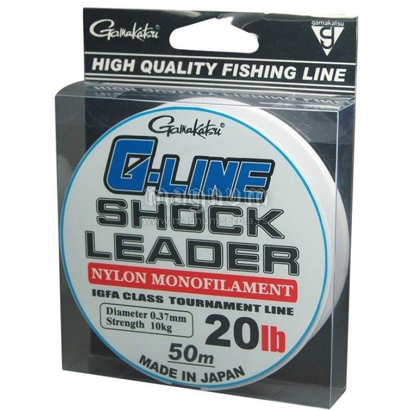 Najlon G-Line Shock Leader 50m 0.47mm 5133-030 Gamakatsu