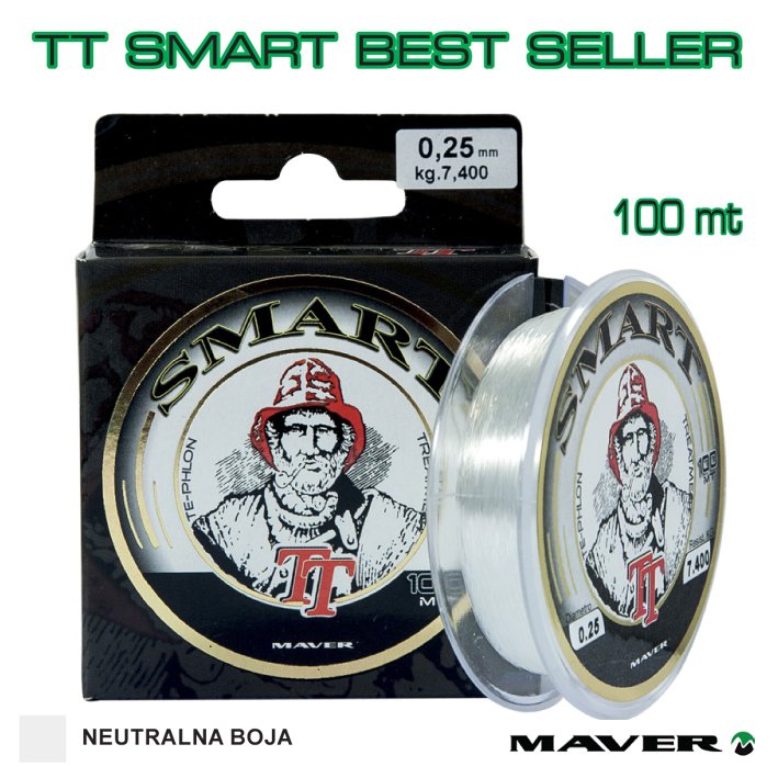 Najlon Maver Smart TT 100m 018 3.9kg