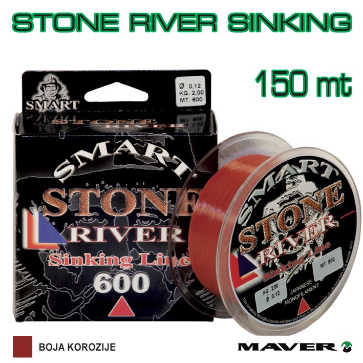 Najlon Maver Stone River 150m 020 11kg Sinking