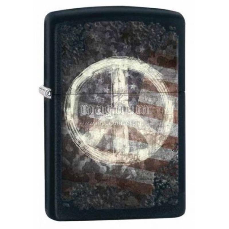 Zippo upaljac 28864 Peace on flag