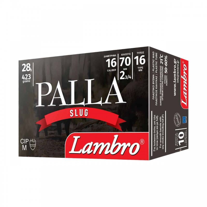 Pat.Lambro 16/70 Palla Slug 28g Brenneke