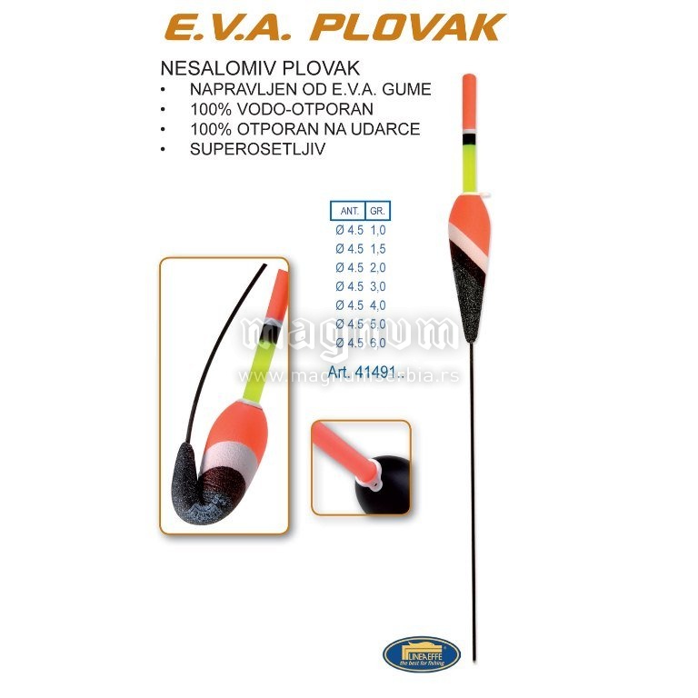 Plovak Lineaeefe 27 EVA guma 5,6g