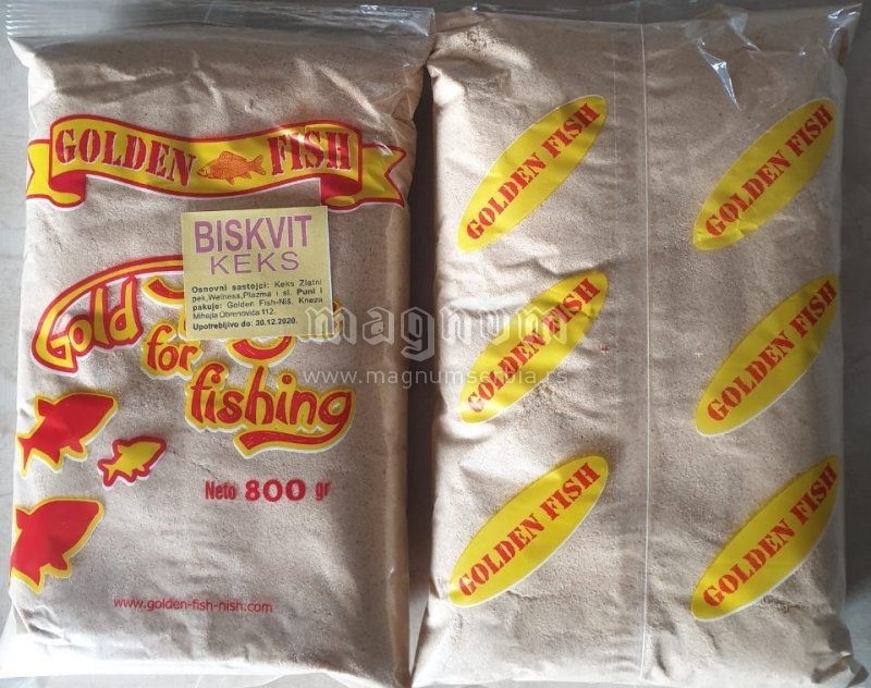 Prezla biskvit Golden Fish 800g