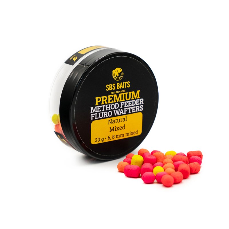 SBS Method Feeder Wafters 20g 6-8mm natural