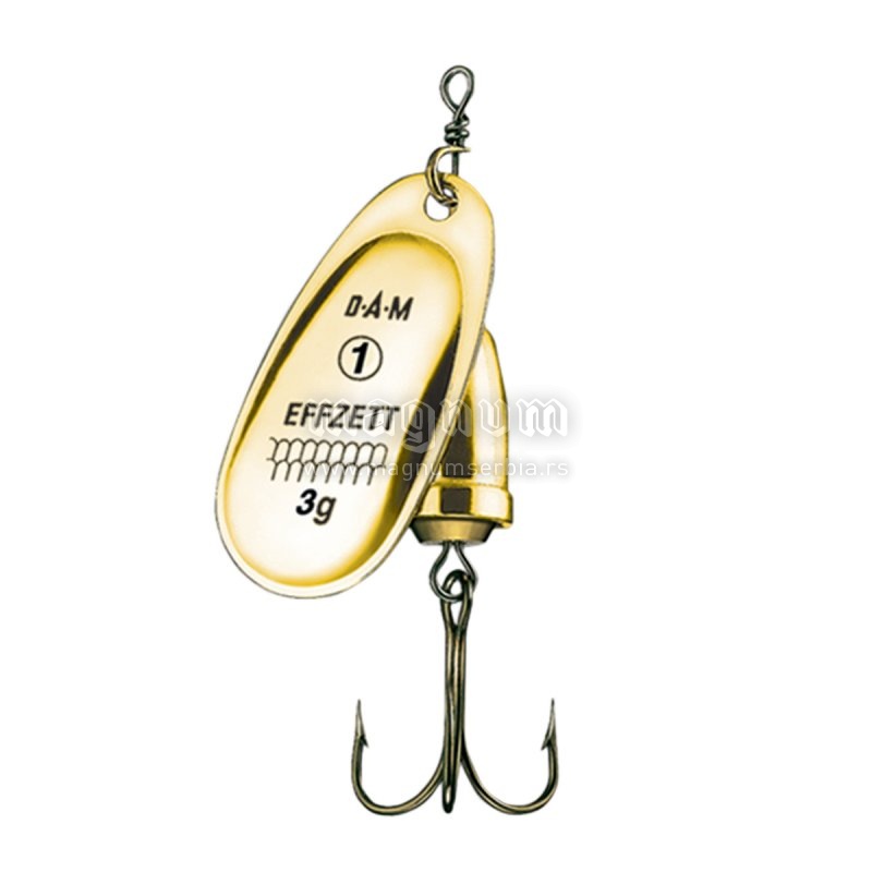 Varalica Effzett 5127011 Executor spinner gold 5 11g