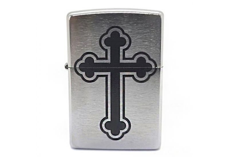 Zippo upaljac 200-081991 Krst Ortodox srebrn