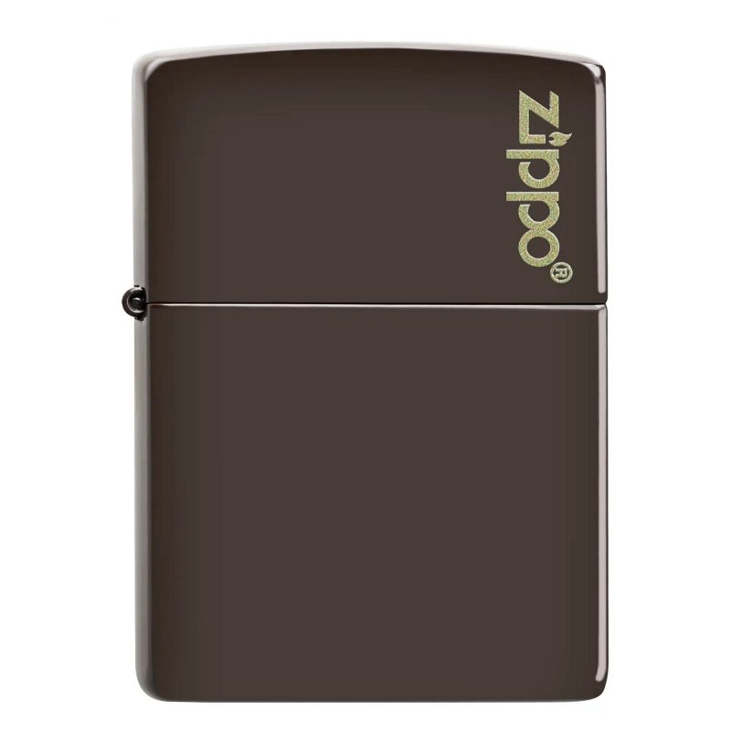Zippo upaljac 49180ZL Brown matte logo
