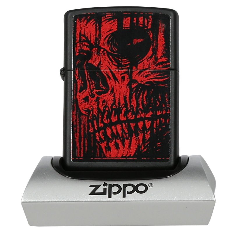 Zippo upaljac 49775 Red Skull Design