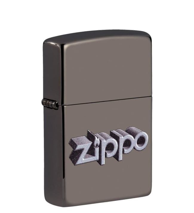Zippo upaljac 49417 Black Ice 3D logo